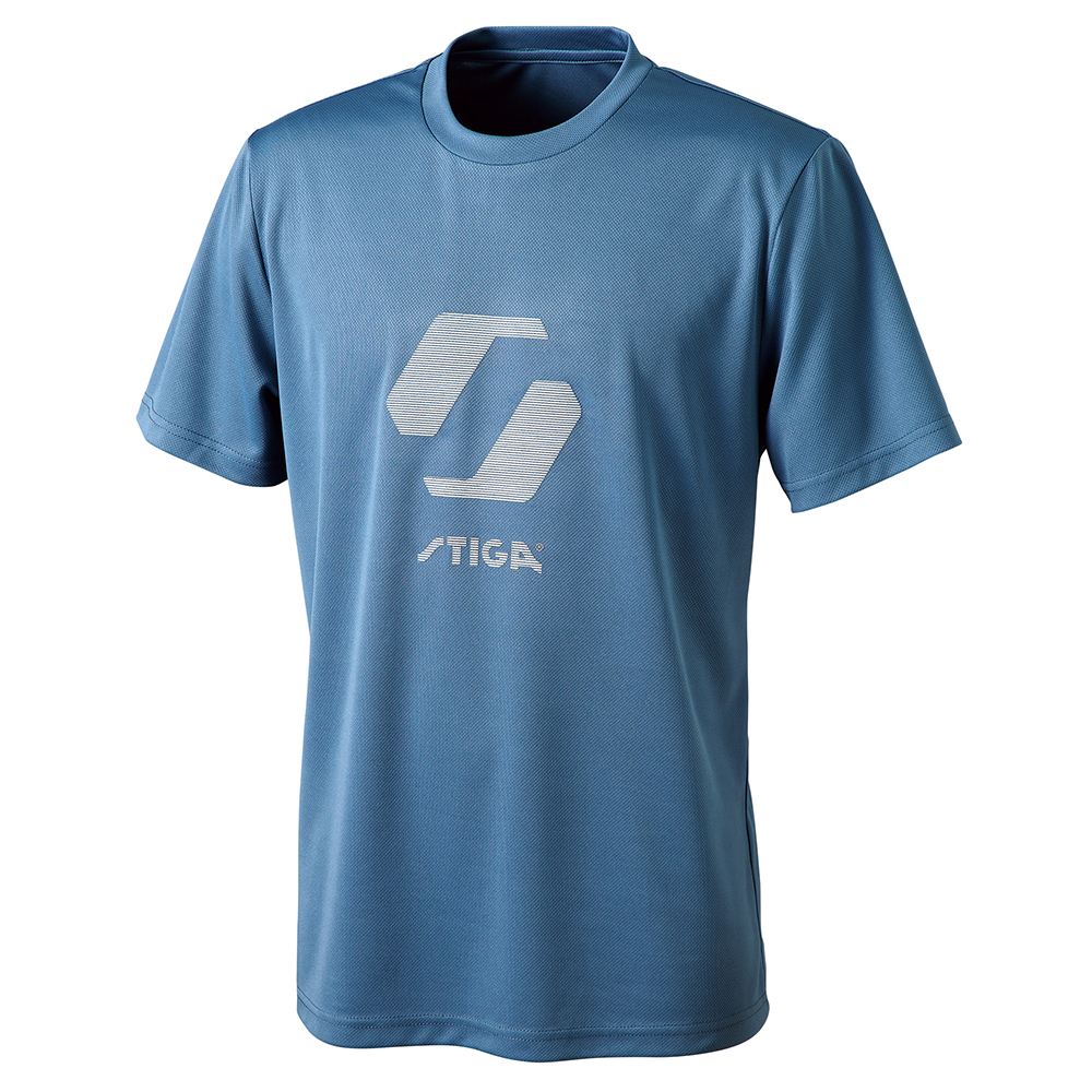 STIGA SILICON LOGO T SHIRT BLUEGRAY