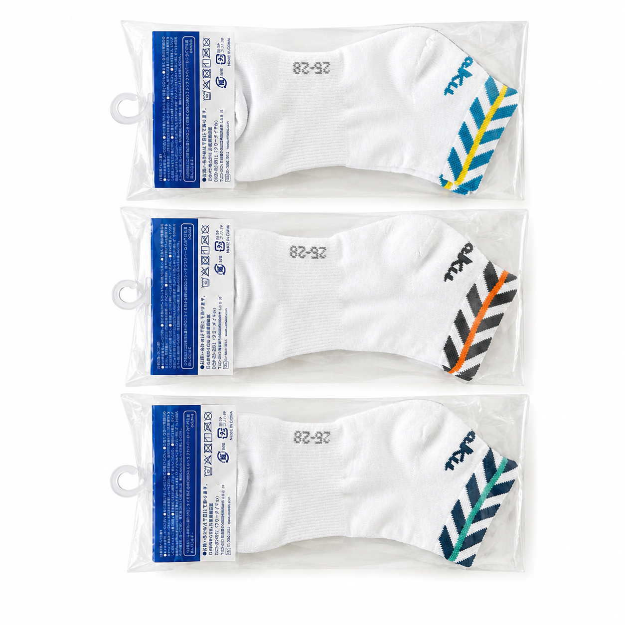 【3色セット・送料無料】ニッタク エレイスソックス L(25.0~28.0cm)